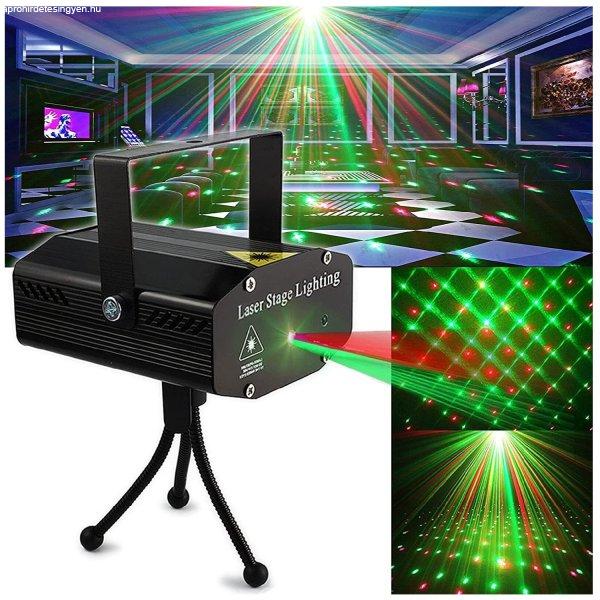 Laser Light mozgó lézerfény rendszer - hangvezérelt party
fény (BBV)
