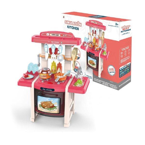 Vagány játékkonyha működő mosogatóval
és rengeteg kiegészítővel kis szakácsoknak 49 x 28 x
65 cm (BBMJ)