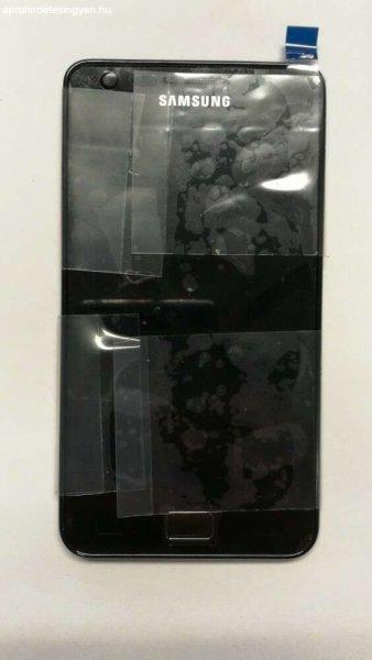 Samsung I9100 Galaxy S2 fekete LCD + érintőpanel kerettel