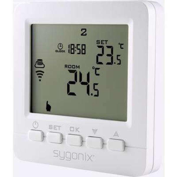 Vezeték nélküli, programozható helyiség termosztát 5...35 °C, Sygonix