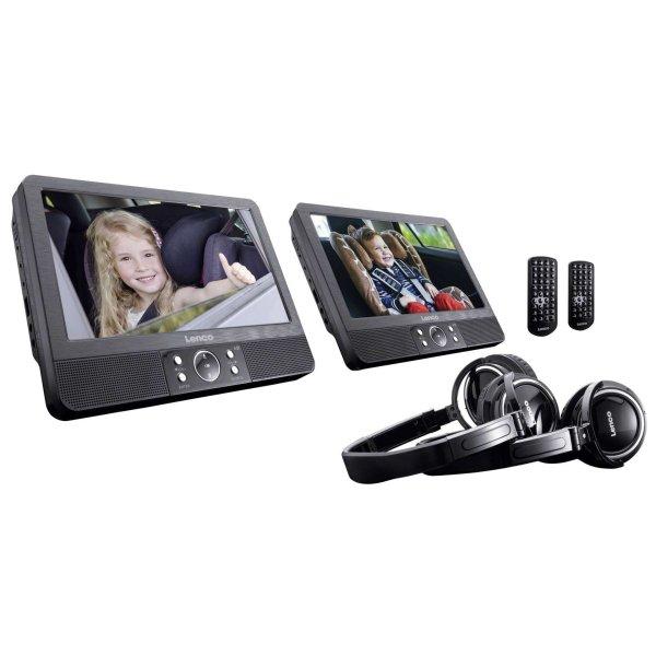 Lenco DVP-939 Autós Hordozható DVD lejátszó 2db készlet fülhallgatókkal