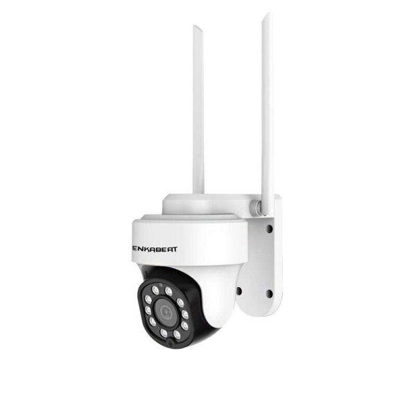 Wi-Fi megfigyelő kamera Zenkabeat Q10 Plus, 5MP Full HD, CCTV, kültéri
beltéri rögzítés, Clear Night Vision mód, intelligens mozgásérzékelők,
kétirányú kommunikáció, forgatás funkció, fehér