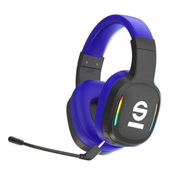 Sparco Pro Race Wireless Gaming Headset - Kék