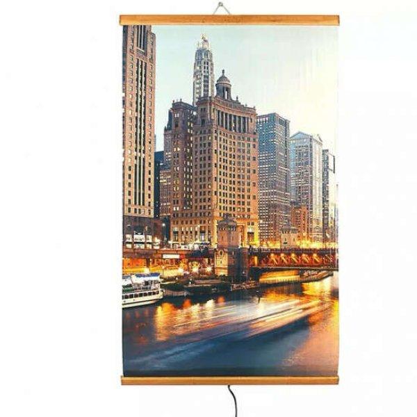 Infravörös fűtőpanel, infrapanel 500W, 105 x 60 cm, Dekoratív New York
képpel