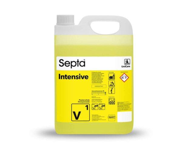 Erős padlótisztítószer zsír és olaj szennyeződések tisztításához
SEPTA INTENSIVE V1 5L