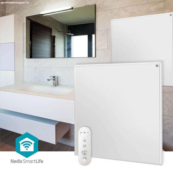 Nedis WIFI-s digitális infrapanel SmartLife Infravörös fűtőpanel 350 W Tuya
app-pal| Állítható hőmérséklet | Távirányító | IP44 | HTIP350WTW