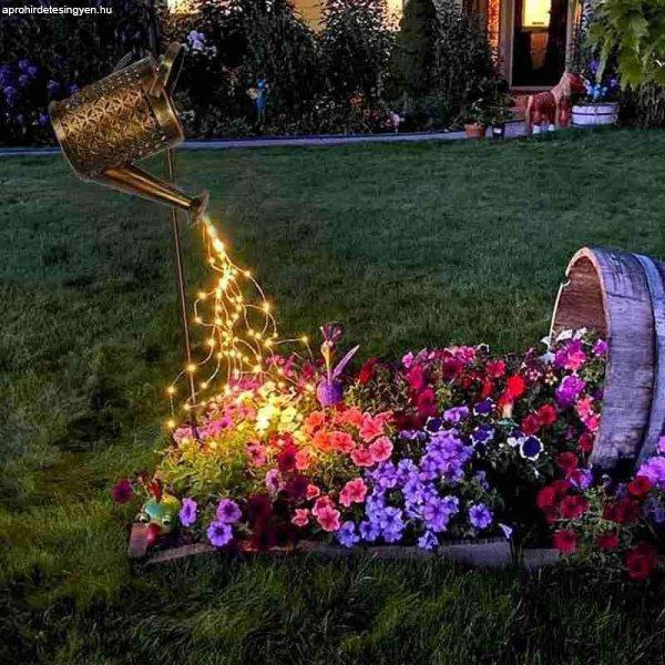 Varázslatos, lebegő locsolókanna alakú kerti dekor lámpa - napelemes LED
díszlámpa világító vízsugarakkal (BBR)