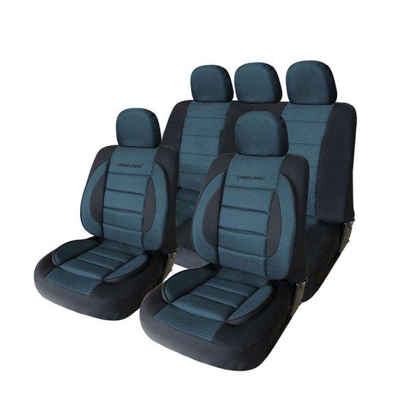MNC AUTÓS ÜLÉSHUZAT, Carguard Prémium Autós üléshuzat szett - kék /
fekete - 11 db-os - HSA012 55749bl