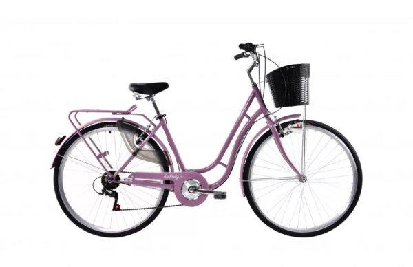 Adria Infinity női városi vátós kerékpár Lila