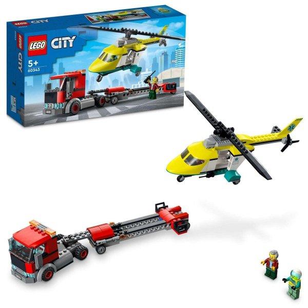 LEGO® City Great Vehicles Mentőhelikopteres szállítás 60343
