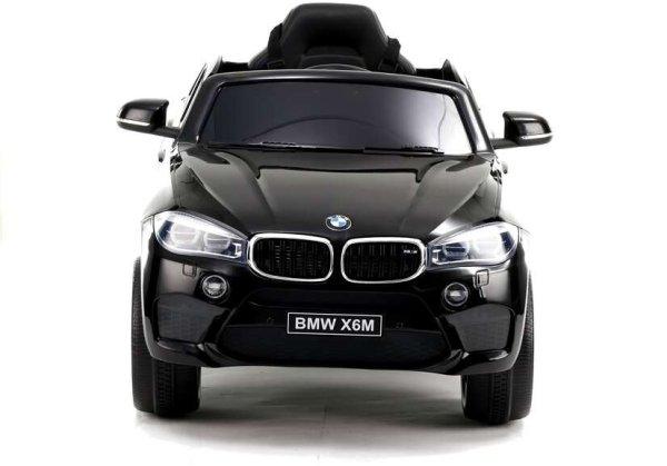 BMW X6M  fekete 12V Egyszemélyes Elektromos kisautó 2,4 GHz távirányító,
Nyitható ajtók, Bőr hatású ülés, EVA kerekek, 2075