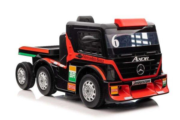 Mercedes Axor XMX622B 2 motoros 24V Elektromos kamion LCD piros 4243