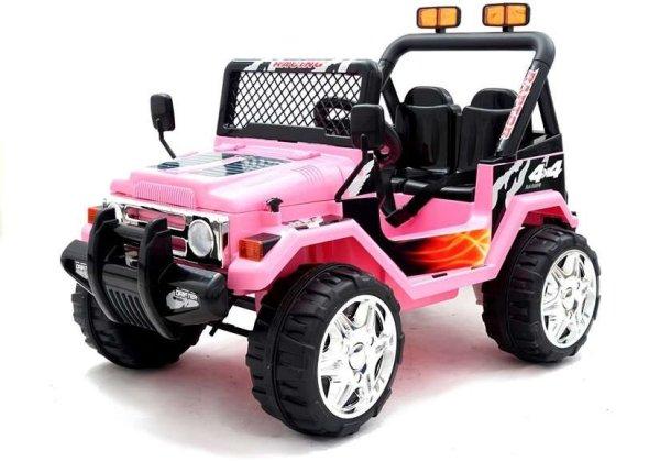 Raptor pink 12V Elektromos terepjáró,2,4Ghz szülői távirányítóval, EVA
gumi kerekekkel 2552