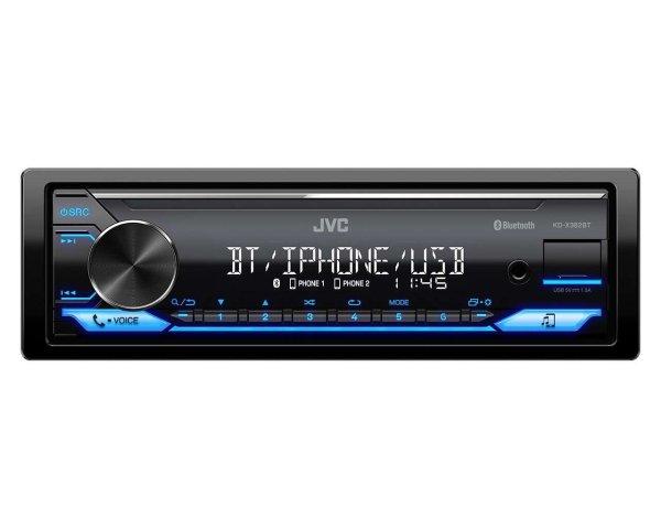 JVC KDX-382BT LCD Kijelzős, USB, AUX, Bluetooth, Fekete autóhifi fejegység