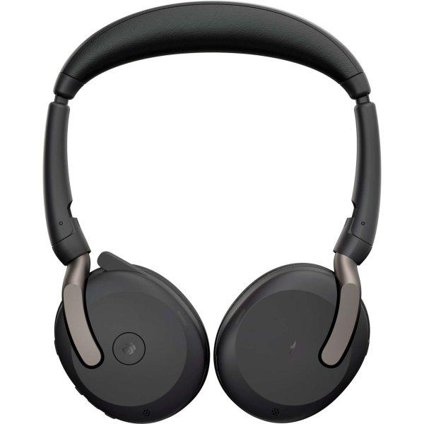 Jabra Evolve2 65 Flex Duo (Microsoft Teams) Wireless Headset - Fekete