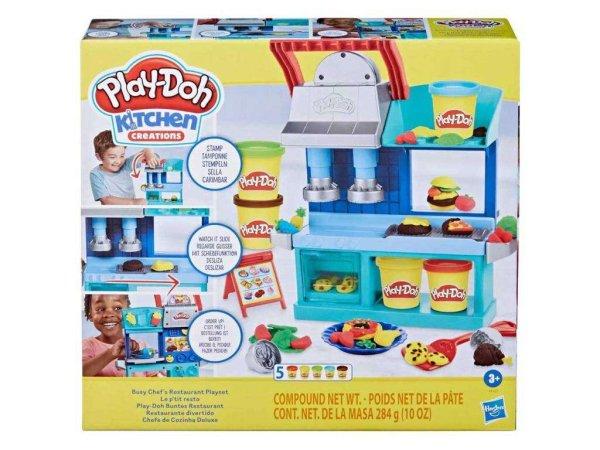 Play-Doh: Éttermi Séf gyurmaszett 5 tégely gyurmával és kiegészítőkkel
284g - Hasbro