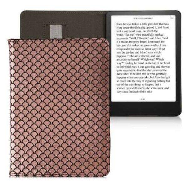 Kwmobile tok Amazon Kindle Paperwhite 11-hez, öko-bőr, rózsaszín/fekete,
57810.21