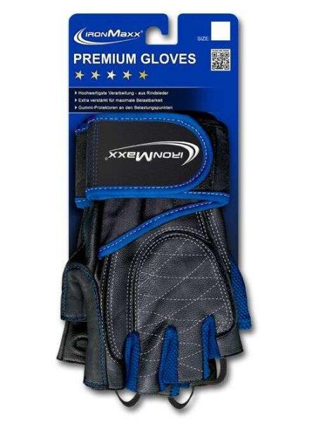 Fitness kesztyű csuklószorítós Premium Gloves - IronMaxx®