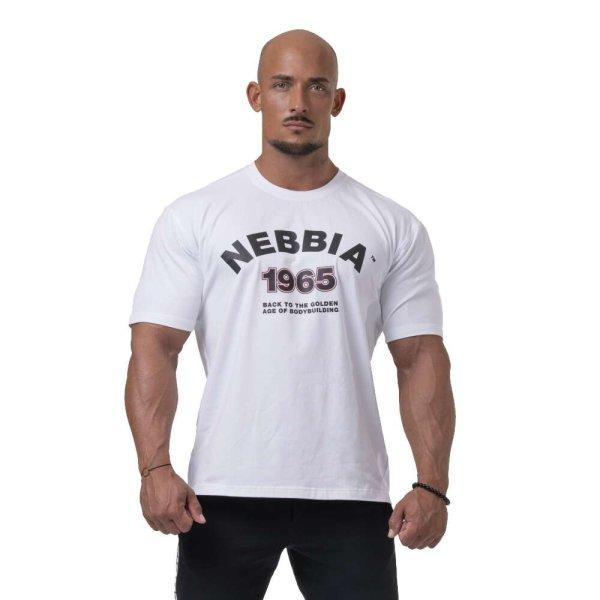 Férfi póló Nebbia Golden Era 192 fehér XL