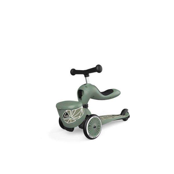 Scoot and Ride Highwaykick 1 lifestyle 2in1 kismotor/roller - Green lines