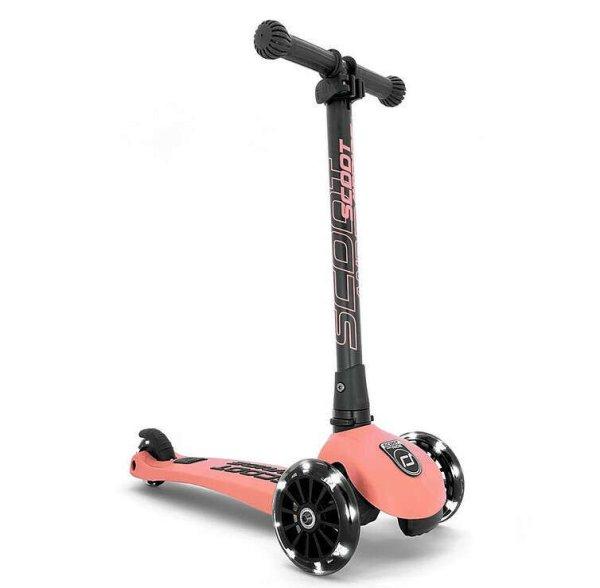 Scoot and Ride Highwaykik 3 LED roller Peach