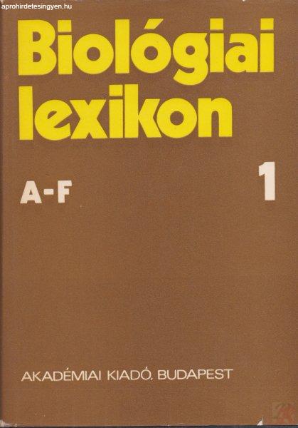 BIOLÓGIAI LEXIKON 1-4. kötet