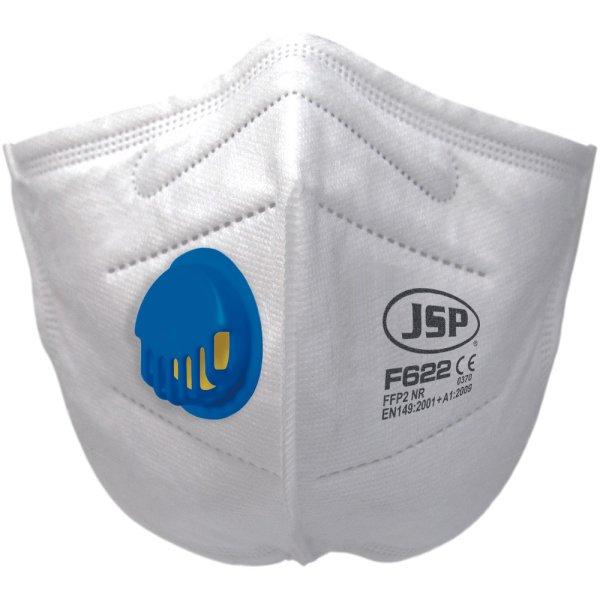 JSP F622 FFP2 NR szűrőfélálarc szelepes 30db