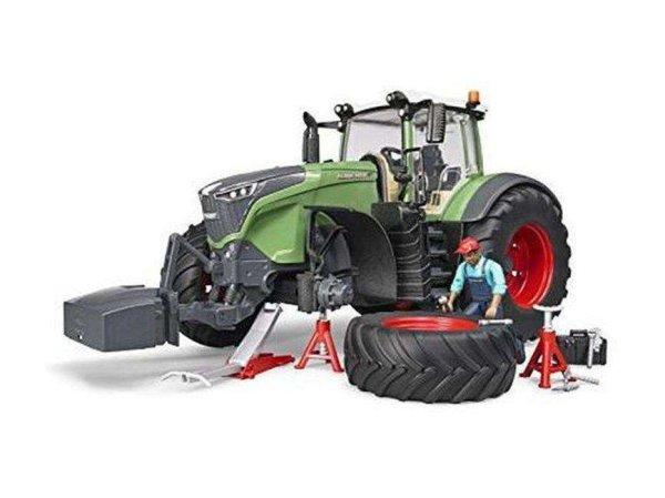 Bruder Fendt 1050 Vario traktor + szerelő és szerszámok