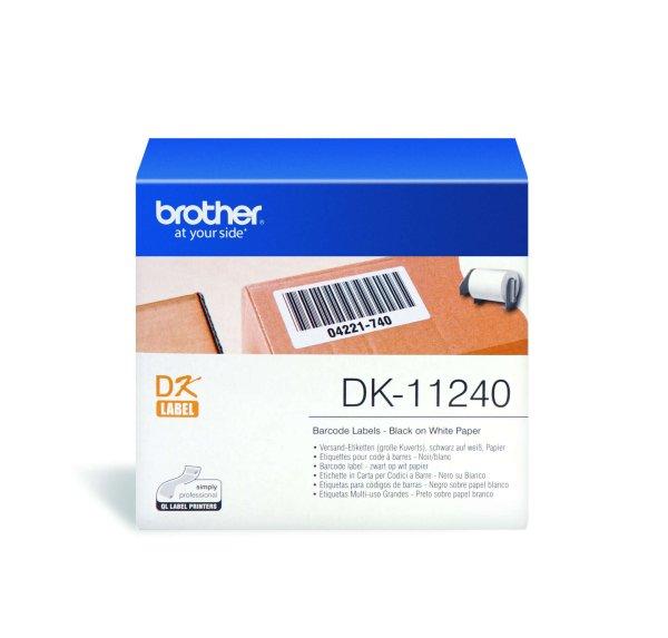 Brother DK-11240 nyomtató címke Fehér