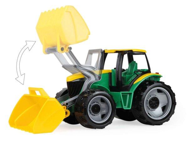Lena: Óriás traktor homlokrakodóval zöld/sárga 62cm