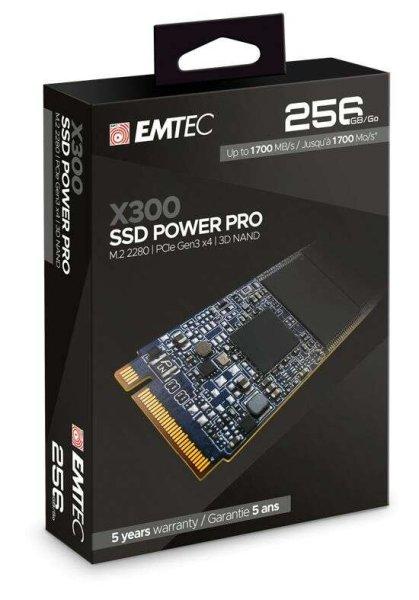 EMTEC SSD (belső memória), 256GB, M2 NVMe, 1700/1000 MB/s, EMTEC 