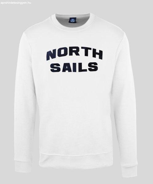 North Sails Férfi Pulóver 9024170101_WHITE MOST 48006 HELYETT 18602 Ft-ért!