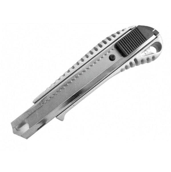Extol kés aluházas pótpengével 18mm gumírozott nyél (e80049)