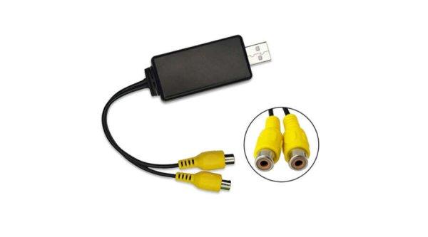 USB - CVBS video jel megosztó adapter, androidos autó kijelző megosztó
adapter