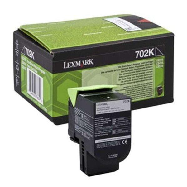Lexmark CS310 SC410 SC510 lézertoner eredeti Black 1K 70C20K0 702K