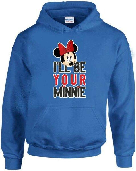 I'll  be your Minnie pulóver - egyedi mintás, 4 színben, 5 méretben