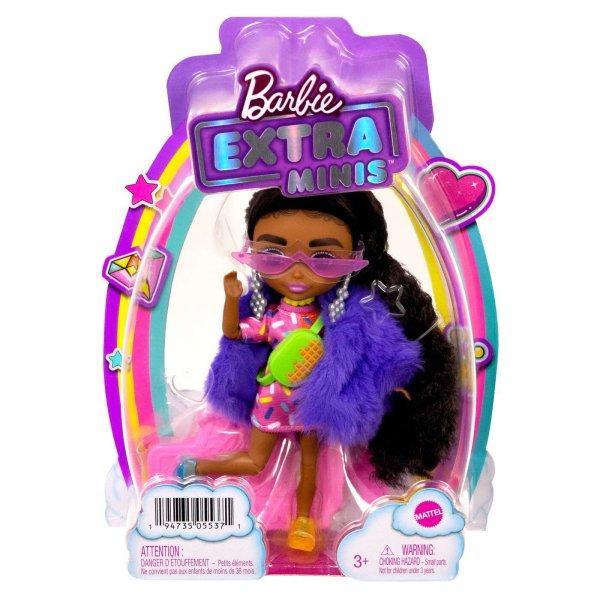Barbie baba Barbie extra mini barna