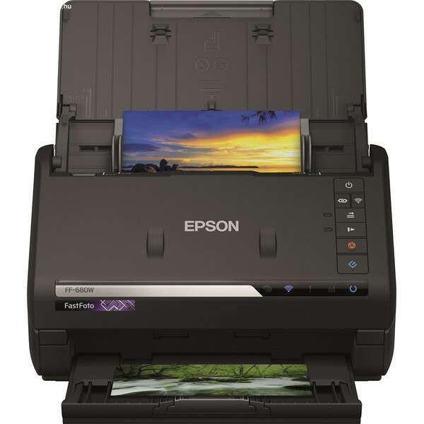 EPSON FastFoto FF-680W (A4, 600X600 DPI,45 lap/perc, USB/WiFi)