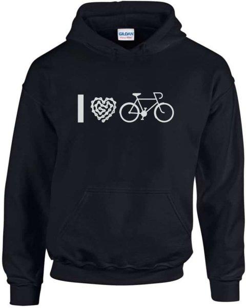 I love bicikli pulóver - egyedi mintás, több színben és méretben (XS-XL)