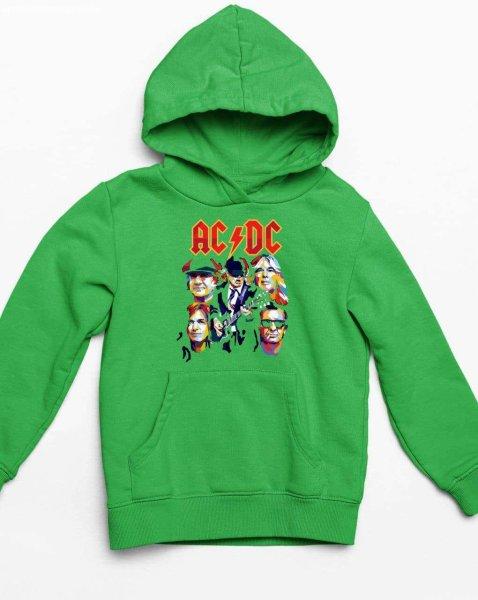 AC/DC zenekar arckép gyerek pulóver - egyedi mintás, több színben és
méretben (XS-XL)