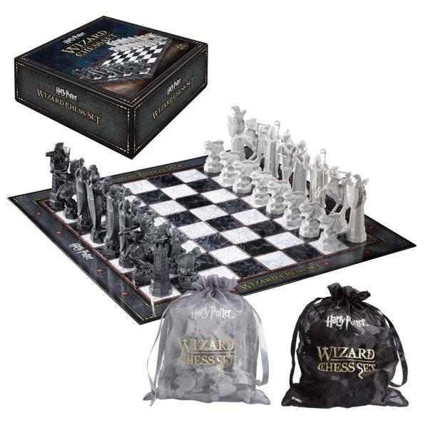 Sakkjáték Harry Potter, Varázsló sakk, 47x47 cm, gyanta, tarka
