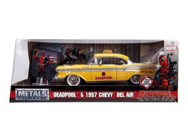 Sárga taxi Chevy 1957 Dead Pool scara 1 la 24
