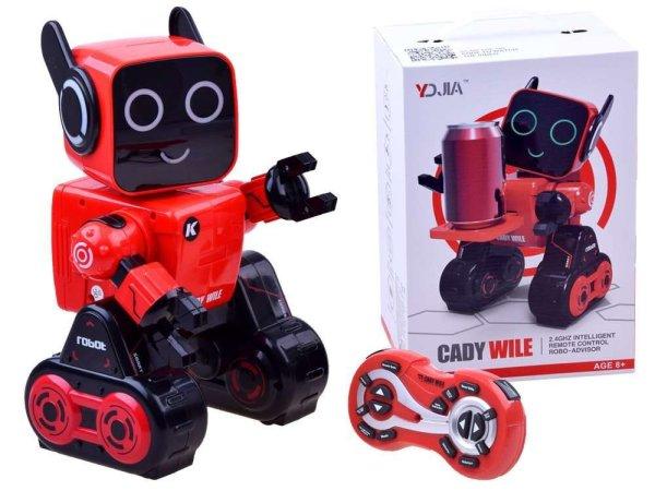 Intelligens robot játék távirányítóval - piros színben