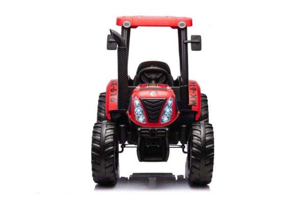 24V Elektromos traktor A011 2 darab 200W motorral szülői távirányítóval 
Piros 17312