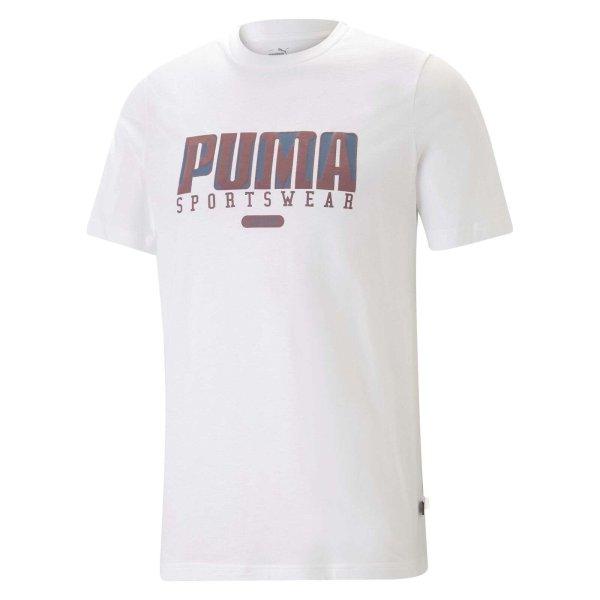 Poló Puma grafika retro póló 67448602 Férfi Fehér XL
