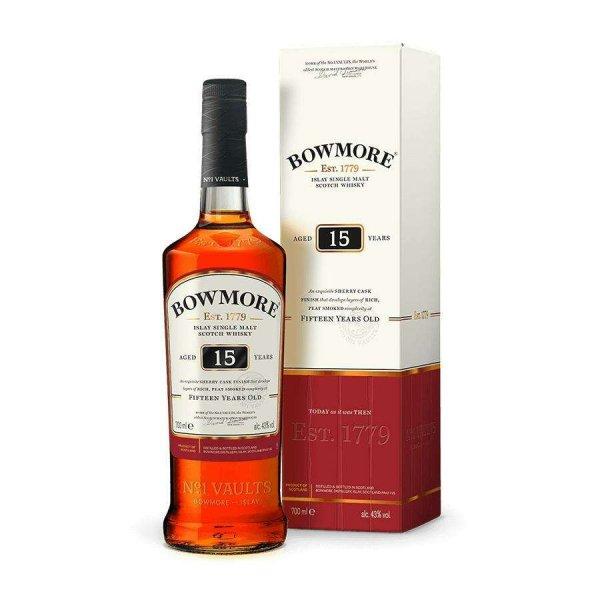Bowmore 15 éves (0,7L / 43%) Whiskey