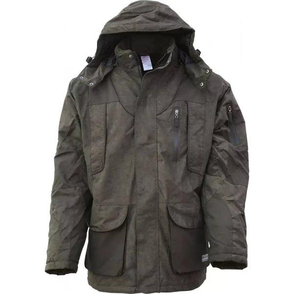 Téli meleg vadász kabát khaki színben L - es 