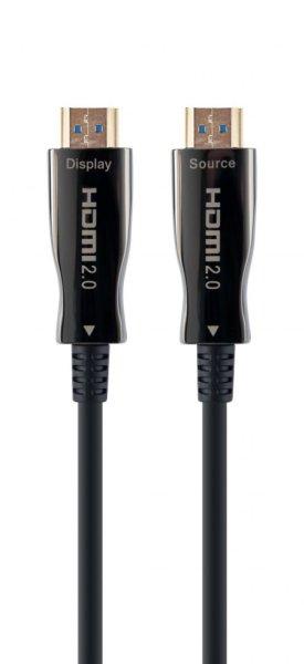 Gembird CCBP-HDMI-AOC-50M-02 Active Optical AOC High speed HDMI cable with
Ethernet AOC Premium Series 50m Black