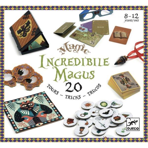 Djeco Bűvészkészlet - Hihetetlen varázsló - Incredibile Magus - 20 trükk