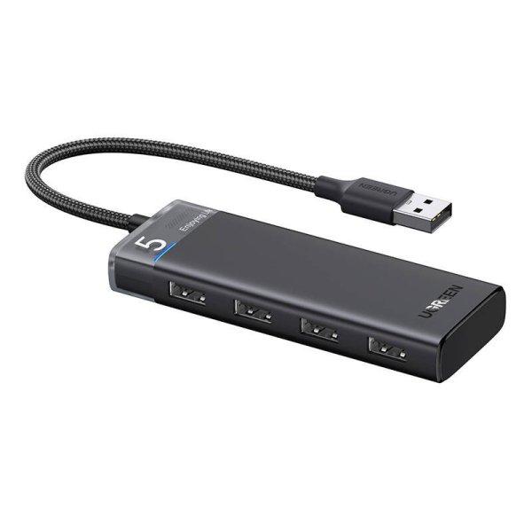 Adapter, hub USB-A - 4x USB-A UGREEN CM653 (szürke)